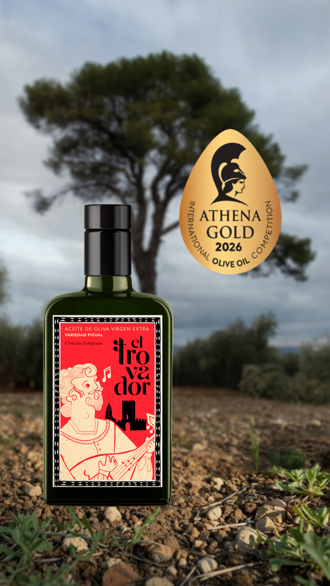 El Trovador consigue la Medalla de Oro en el Athena International Olive Oil Competition