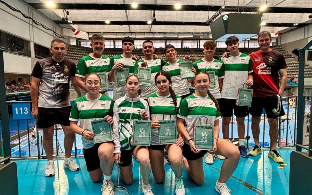 El Trovador brilla en el Campeonato de España de Selecciones Autonómicas de Bádminton